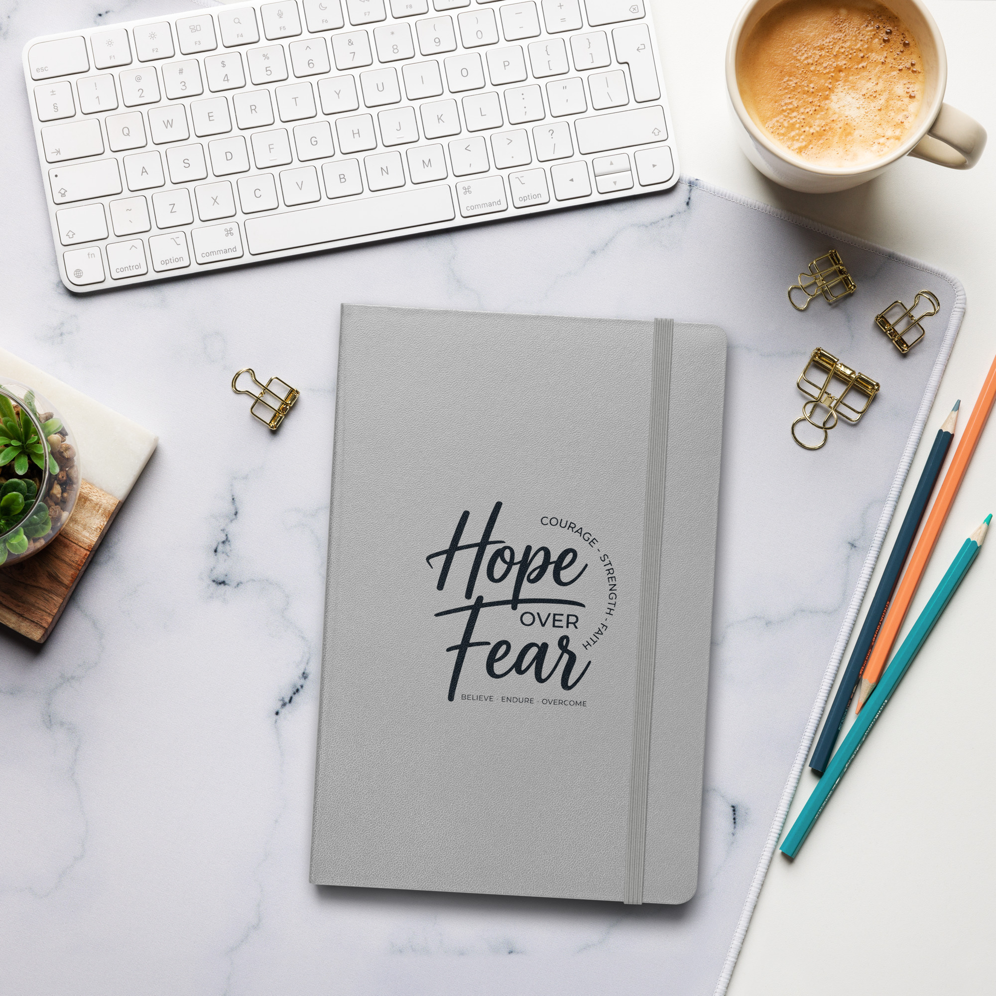 hope over fear | hardcover journal | motivational notebook | mental health diary | inspirational writing journal | mindfulness gift hope over fear | hardcover journal | motivational notebook | mental health diary | inspirational writing journal | mindfulness gift