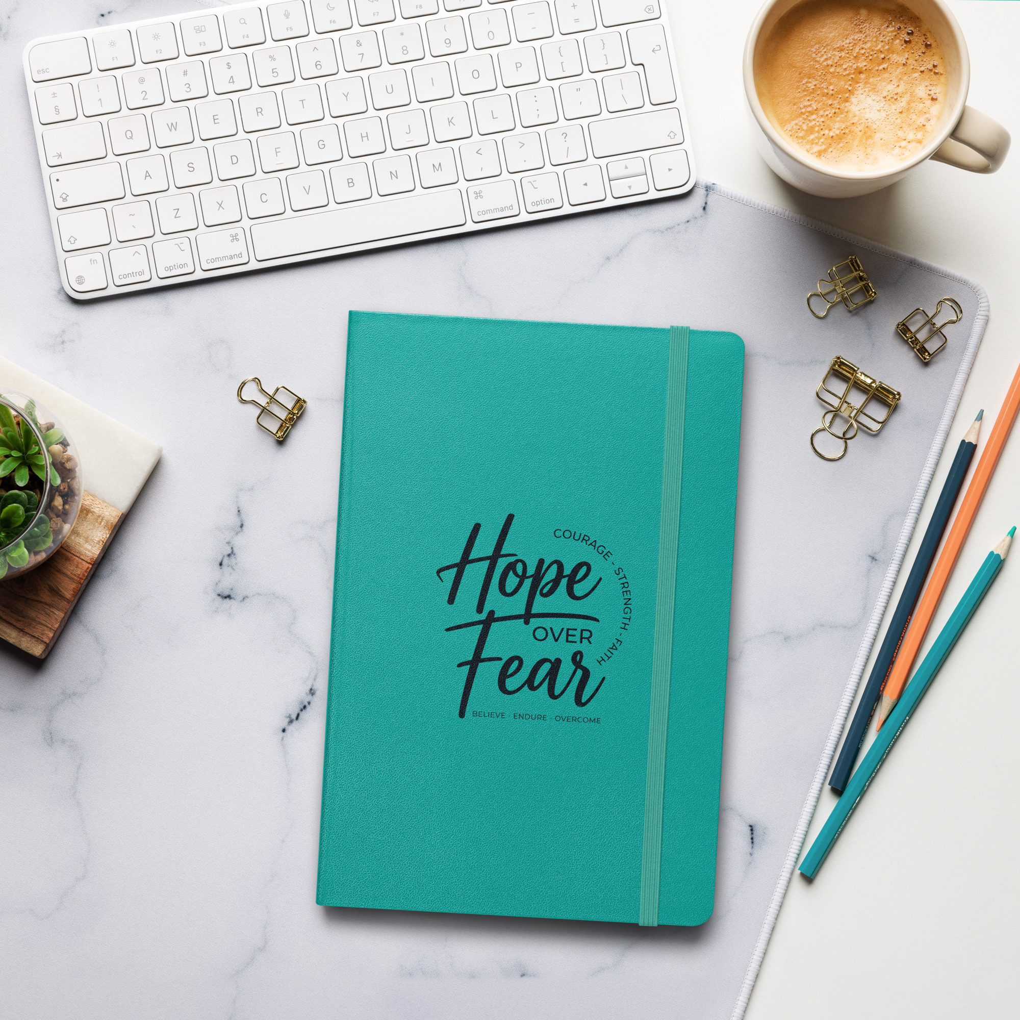hope over fear | hardcover journal | motivational notebook | mental health diary | inspirational writing journal | mindfulness gift hope over fear | hardcover journal | motivational notebook | mental health diary | inspirational writing journal | mindfulness gift
