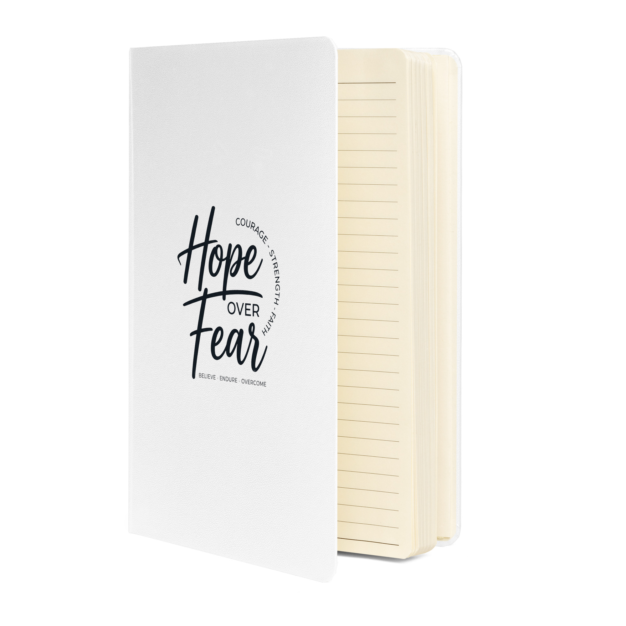 hope over fear | hardcover journal | motivational notebook | mental health diary | inspirational writing journal | mindfulness gift hope over fear | hardcover journal | motivational notebook | mental health diary | inspirational writing journal | mindfulness gift