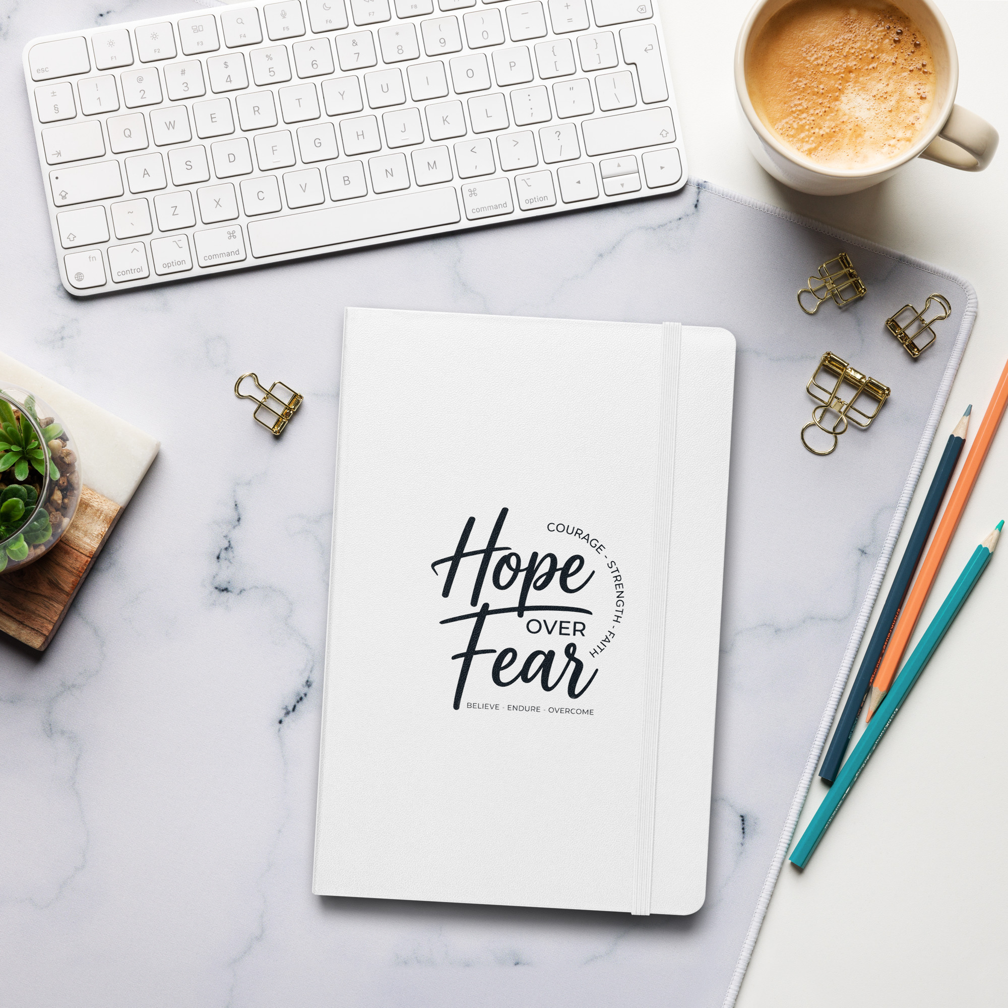 hope over fear | hardcover journal | motivational notebook | mental health diary | inspirational writing journal | mindfulness gift hope over fear | hardcover journal | motivational notebook | mental health diary | inspirational writing journal | mindfulness gift